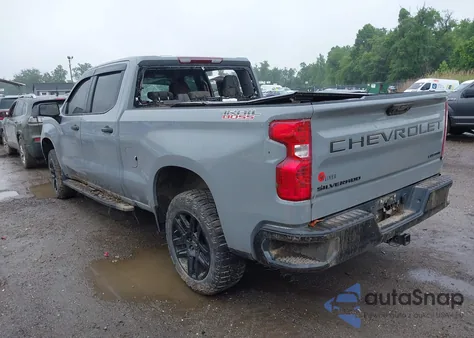 2024 Chevrolet Silverado 1500 4Wd Standard Bed Custom Trail Boss из США, поврежденный, VIN 3GCPDCEK2RG197468